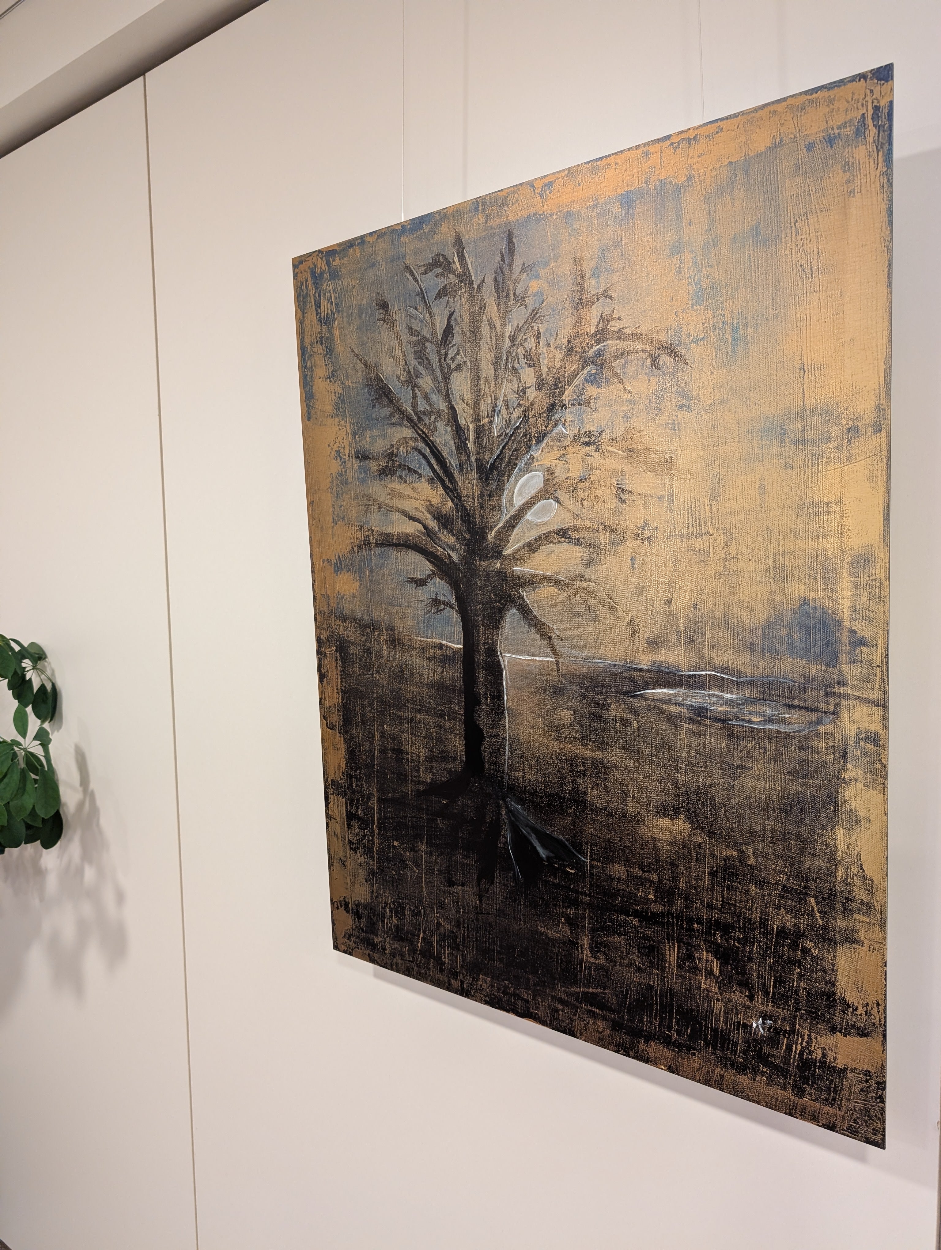 Art-Print Unikat auf gebürstetem Aluminium: "Traumbaum", 80 cm x 102,6 cm
