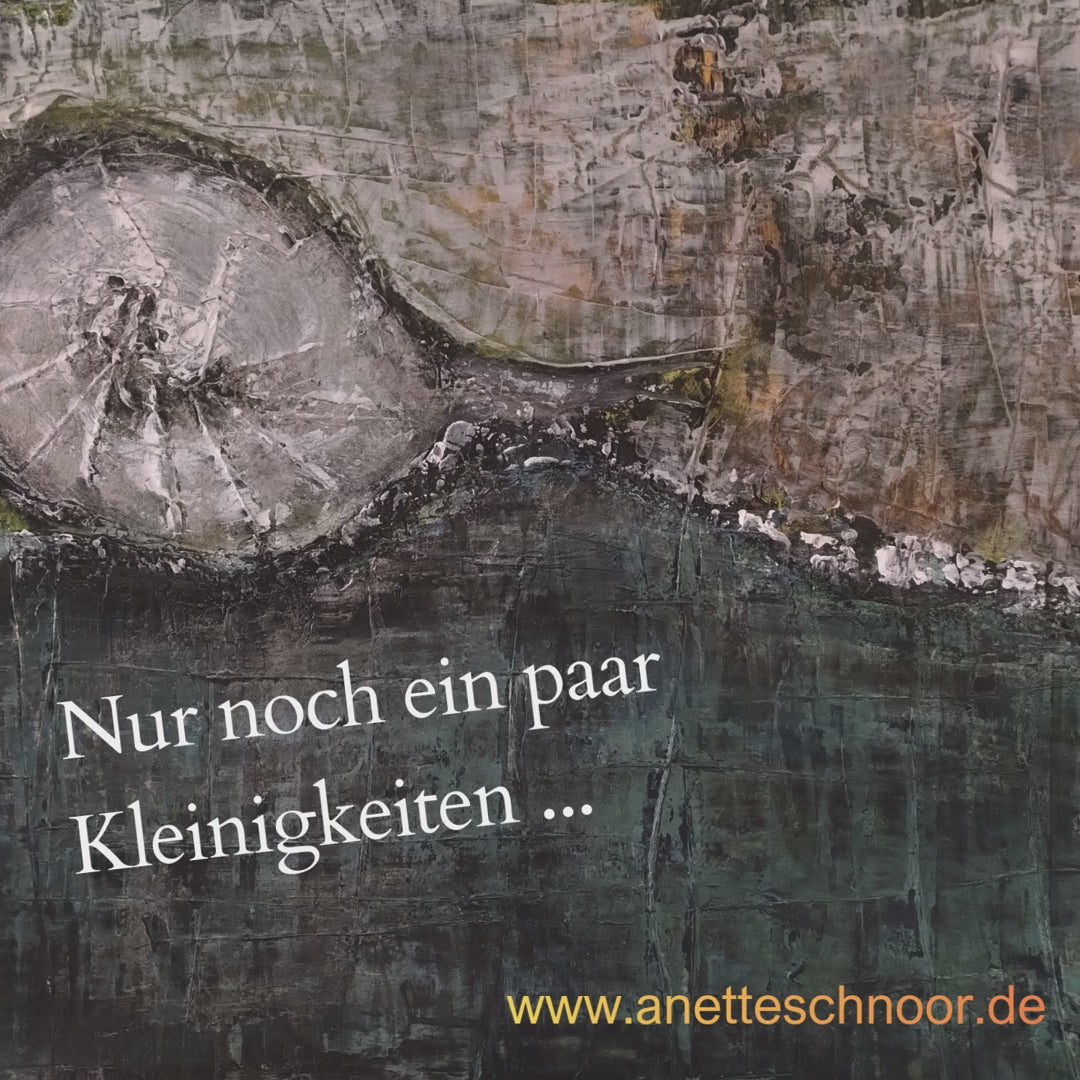 Unikat: Schneck, 70 cm x 90 cm, Acryl auf Marmormehl und Leinwand